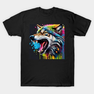 Colorful Wolf T-Shirt